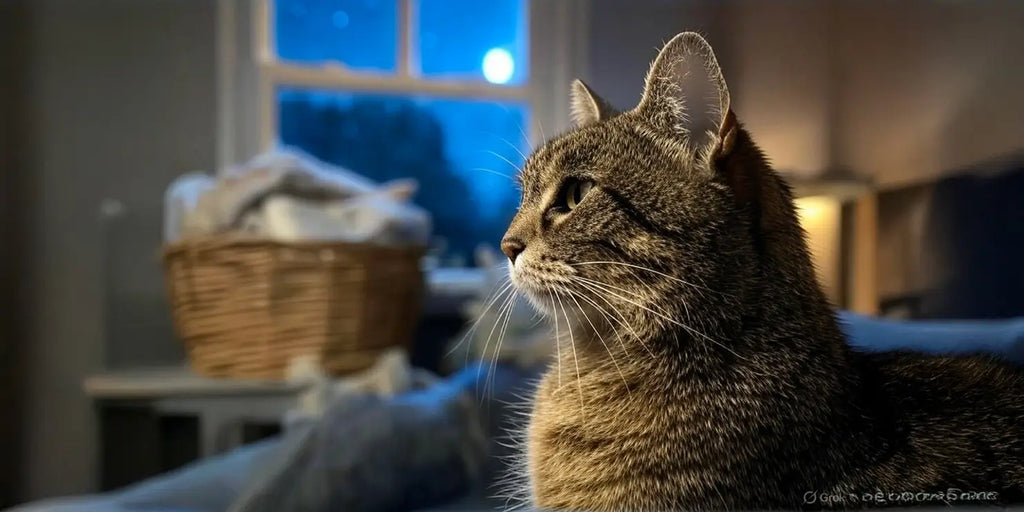 Chat qui miaule la nuit : Comprendre pourquoi et solutions Poody pour des nuits paisibles