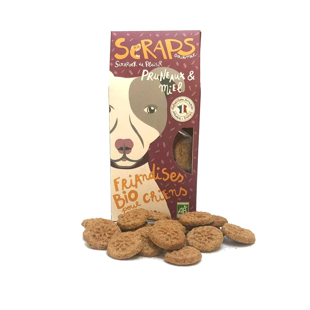 Scraps biscuit pruneaux et miel